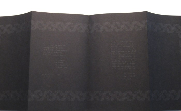 two propositions in black (1968) – la monte young & marian zazeela from s.m.s.&nbsp;#1