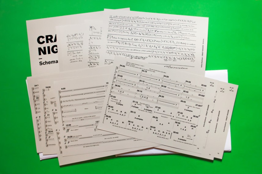 Julius-Eastman-Crazy-Nigger-score