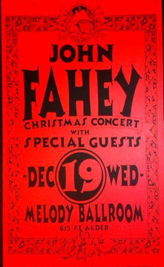 John-Fahey-Melody-Ballroom-Portland-Christmas-Concert-Poster