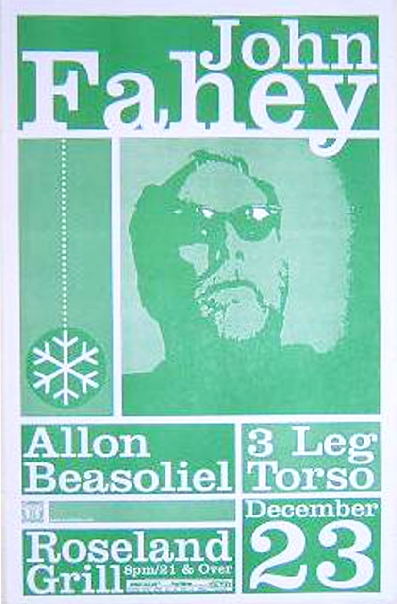 John-Fahey-Rare-Portland-Oregon-Concert-Poster